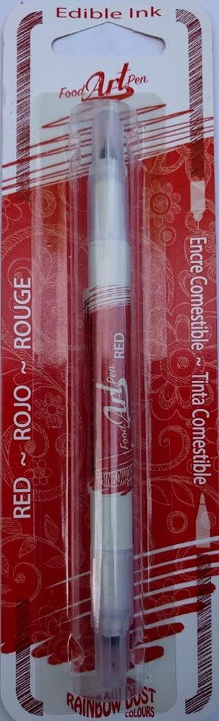 Edible Ink - Professional Food Decorating Pen (Red)