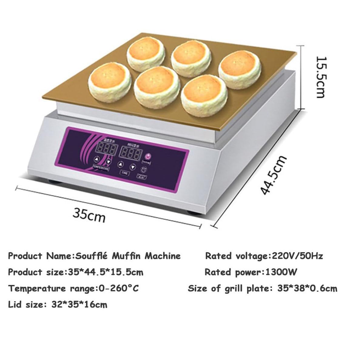 Amazon | 業務用パンケーキメーカー、電動スフレマシン、どら焼き