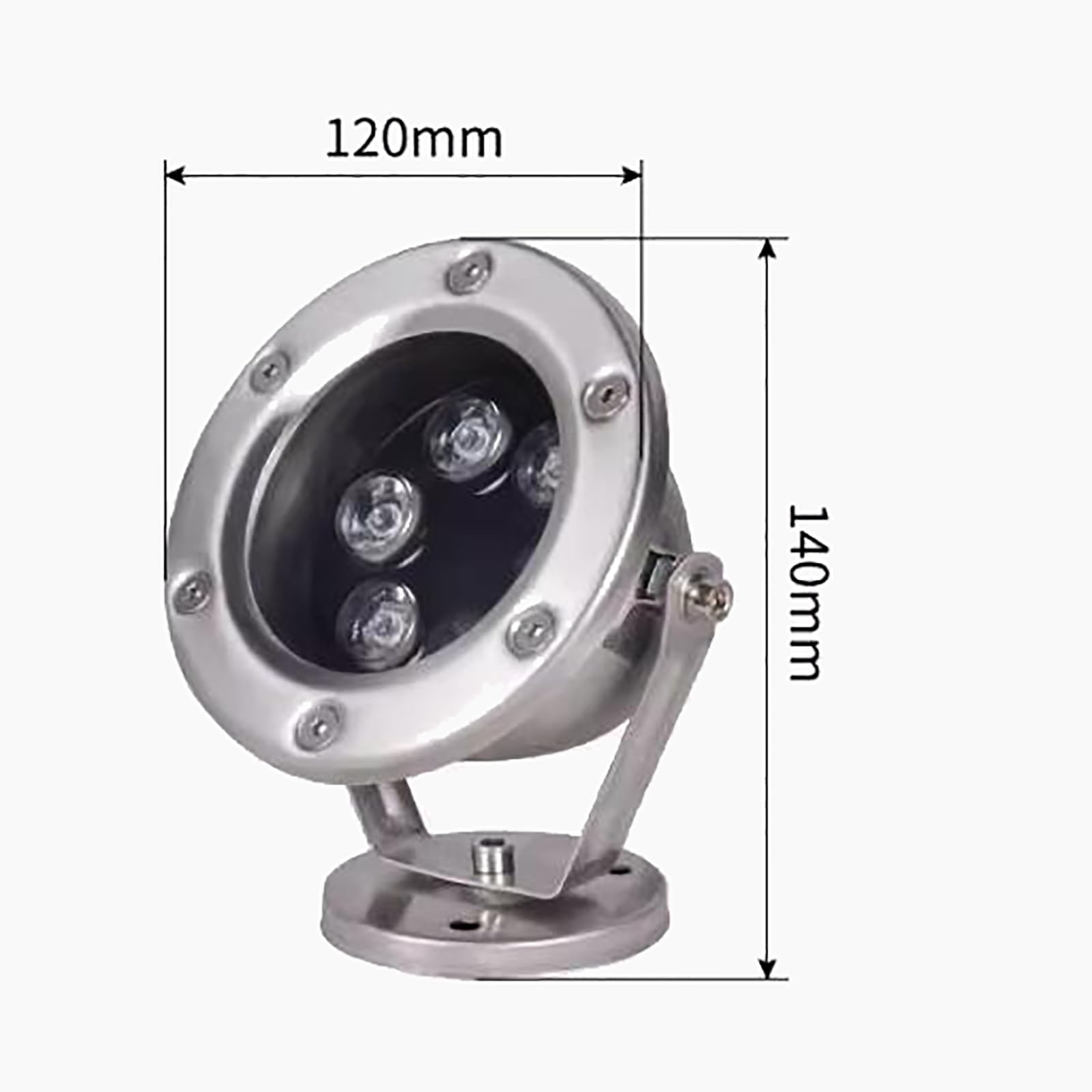 Zanurzalne Oświetlenie Fontanny Led - Podwodne Oświetlenie Krajobrazu, Wodoodporne Oświetlenie Stawu Ip68, Oświetlenie Fontanny Ac 12 V, Do Fontanny, Basenu, Mo,Rgb-6W