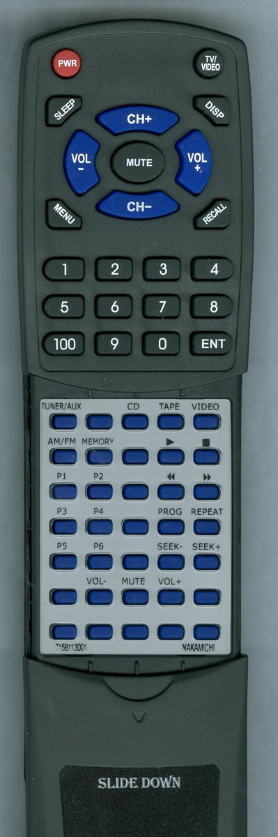 REDI REMOTEReplacement Control for NAKAMICHI RS1, CP1, R1, 7158113001