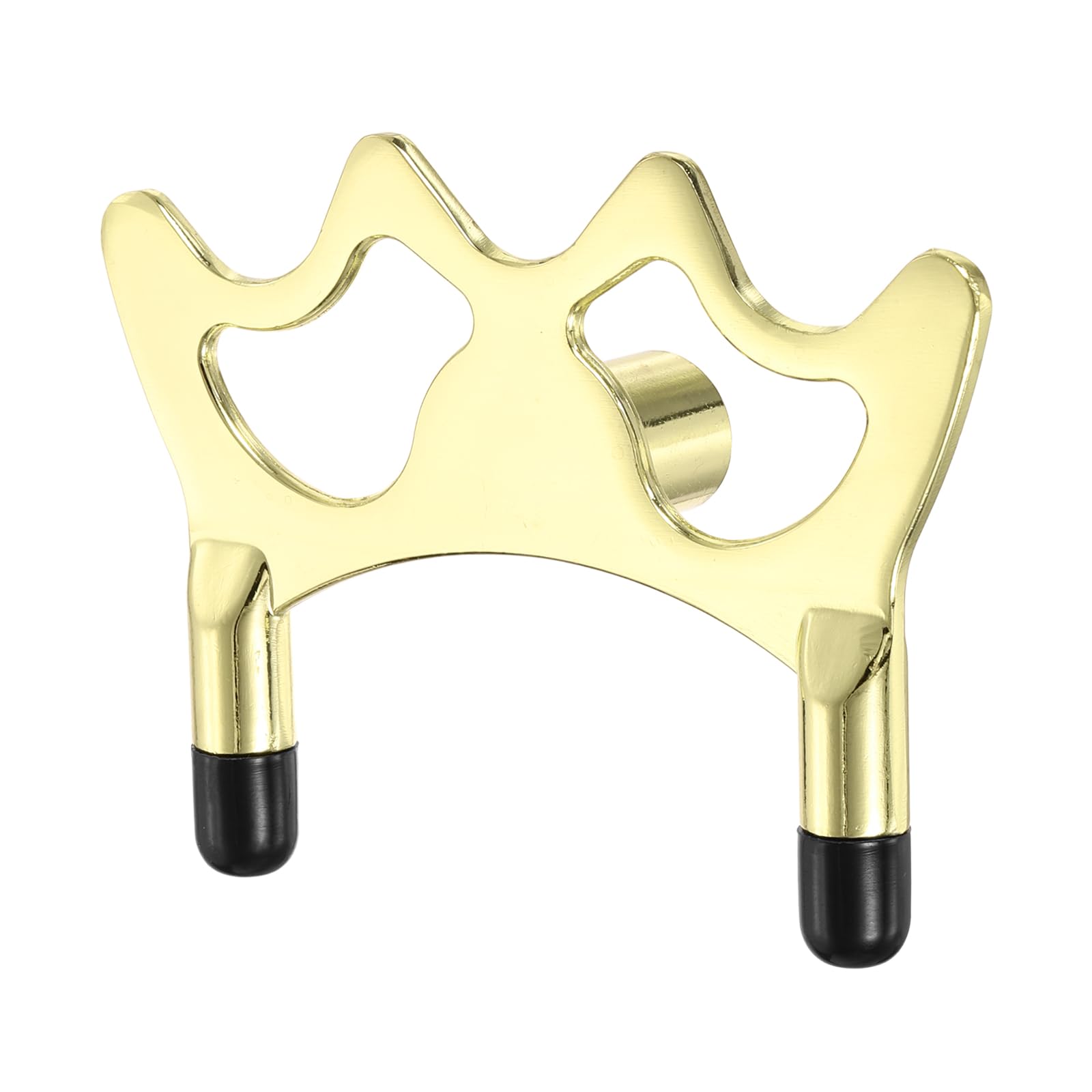 YELARXI Billiard Bridge Head, Low Fork Pool Cue Stick Bridge Screw-on Metal Cue Rests Billiard Accessories with Rubber Sleeve Gold & 2.8" H -Fitting For(Pool Table/Home/Club)