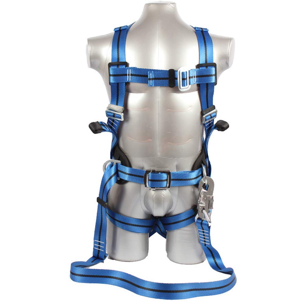 SwaYve Cinturón de Seguridad para Trabajos Aéreos, Protección Contra Caídas, Arnés de Seguridad de Cuerpo Completo, Juego de Techos, Accesorio de Cuerda/a