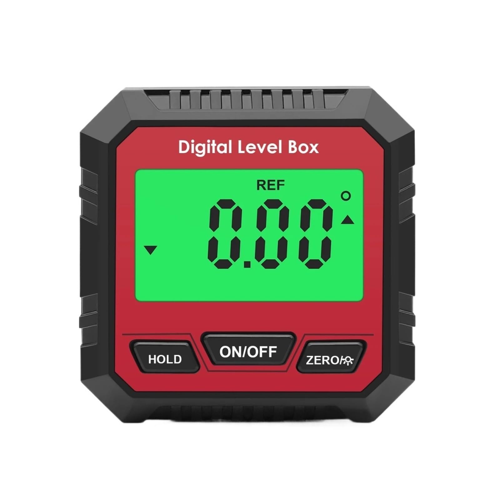 Digital Angle Finder, Digital Angle Finder Level Box Protractor Bevel Ruler Gauge Inclinometer with Magnetic Based Backlight,Inclinometer(Red)