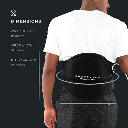 Miniatura 4 de Envoltura trasera de compresión fría: recuperación ortopédica. Alivio del dolor y recuperación poscirugía. Reduce el dolor y la inflamación.