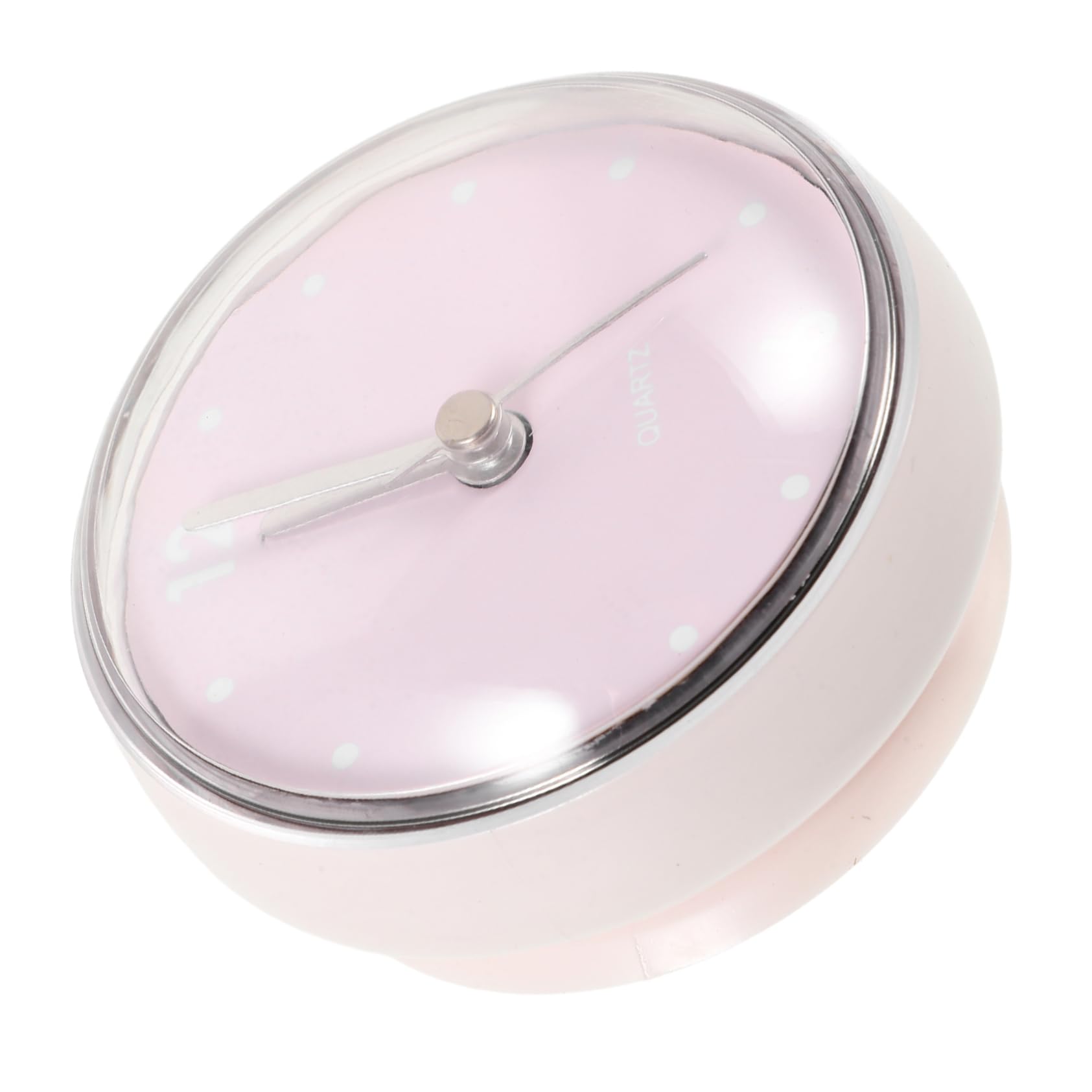 FUNOMOCYA Mini Bathroom Clock Waterproof Suction Cup Digital Wall Clock for Living Room Office Hotel