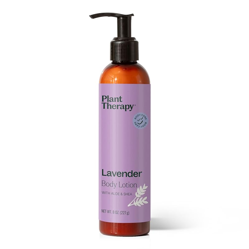 Plant Therapy Loção Corporal de Lavanda com Aloe e Manteiga de Karité, 240 g
