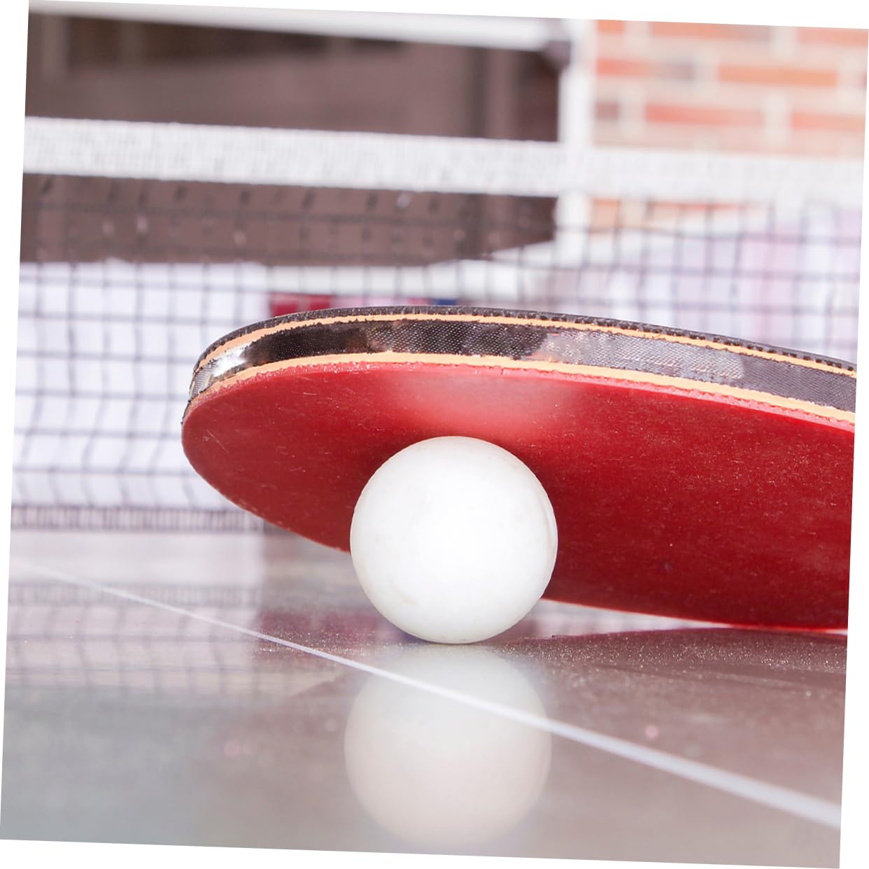 Abaodam 100pcs Table Tennis Training Colorful Table Tennis Supply Bulk Indoor Party Professional PVC White