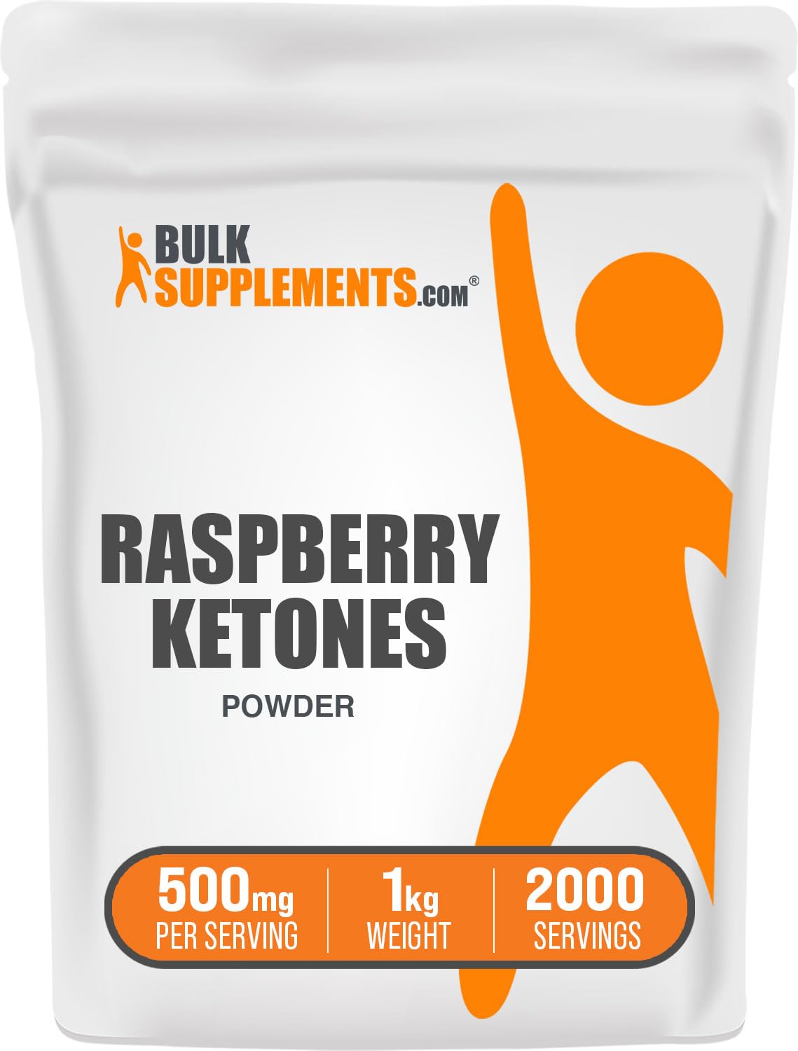 BulkSupplements.com Raspberry Ketones Powder - Raspberry Ketones Supplement, Antioxidant Source - for Energy Support, Gluten Free, 500mg per Serving, 1kg (2.2 lbs) (Pack of 1) 2.2 Pound (Pack of 1)