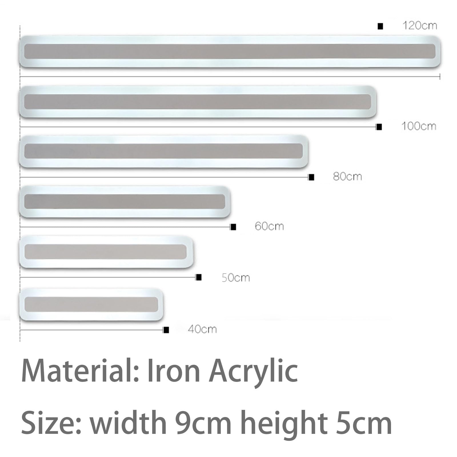 LED Spiegelleuchte Bad Aluminium Badleuchte Wand Badezimmer Spiegellampe 3000K/6000K Innen Wandlicht Moderne Wandbeleuchtung IP44 Wasserdicht Wandleuchte für Korridor (Warmes Licht,120cm)