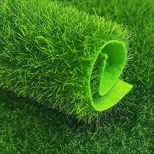 8 Stück Kunstrasenmatte, Miniatur-Rasen, lebensechte Feen-Kunstrasenmatte, natürlich und realistisch aussehender Garten-Haustier-Hunderasen (15 * 15 cm) - Image 4