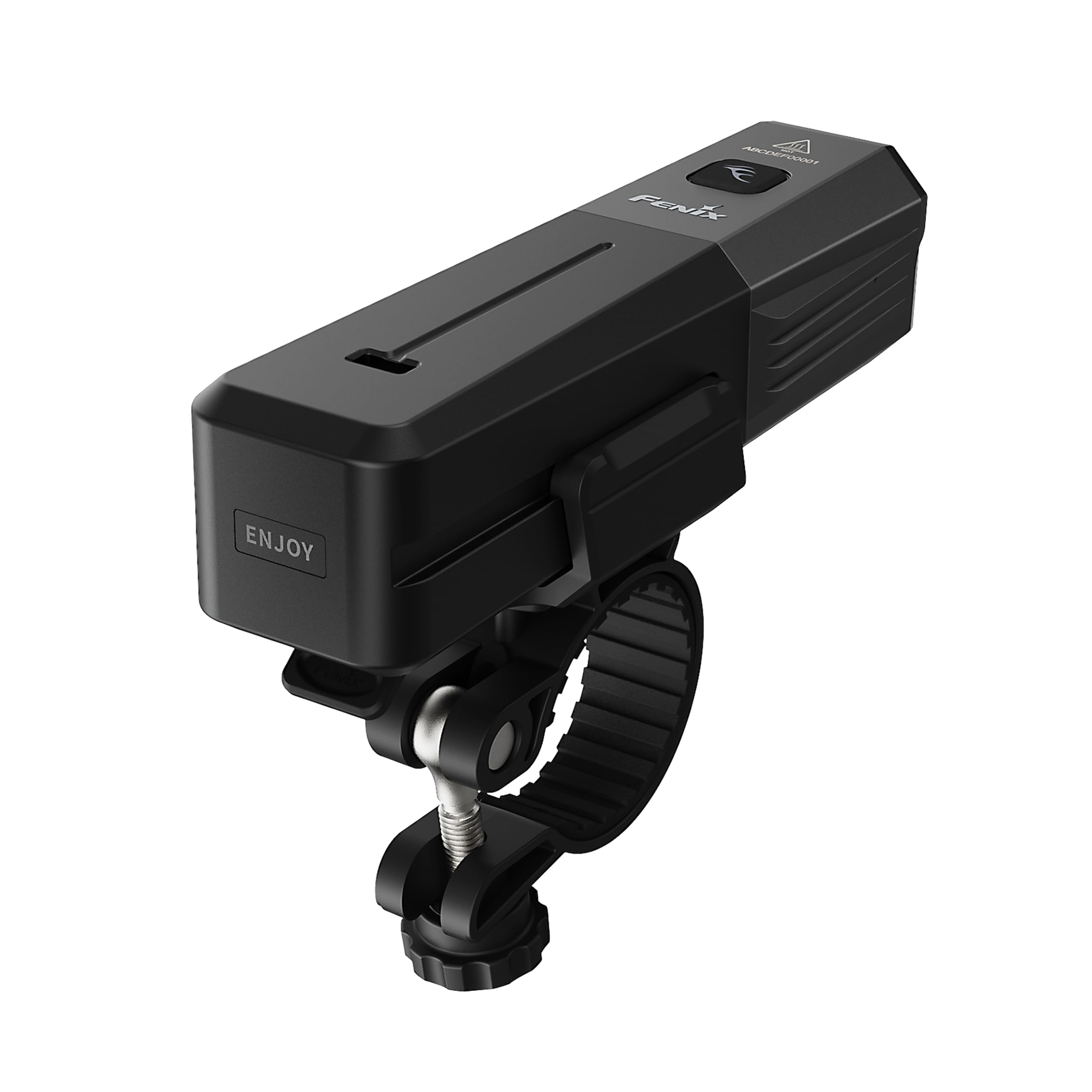 fenix BC22R - Luz de bicicleta frontal recargable para viajes/todoterreno, 1400 lúmenes, 156 m, 41 horas máximo, iluminación blanca brillante, lente de corte facula, dos opciones de montaje incluidas,