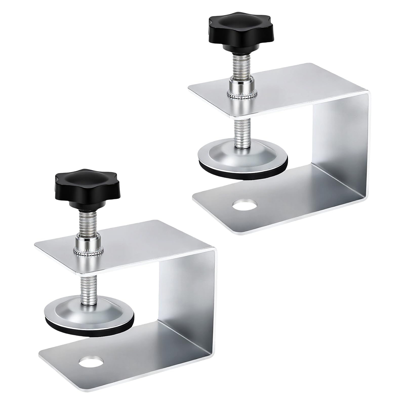 Osniyaw Galvanized Plate Adjustable U Shaped Furniture Fixing Clip, Rustproof Mounting Parts For Shelves, Fine Woodworking Projects, Rustproof Joist Clamps