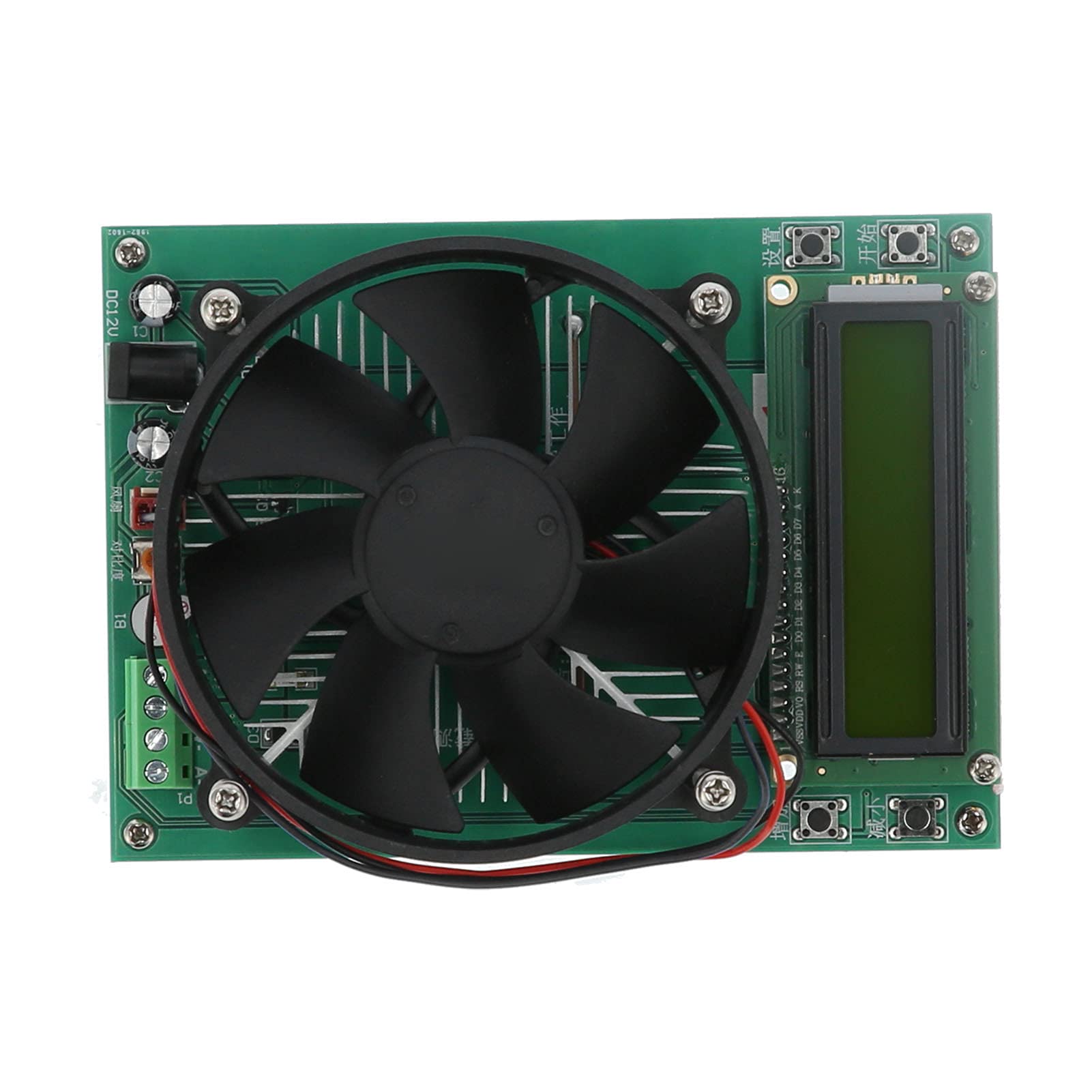 Battery Load Tester, ADC Battery Load Testing Board Electronic Load Tester Constant Current Electronic Load with CPU Fan for Automobile Industry