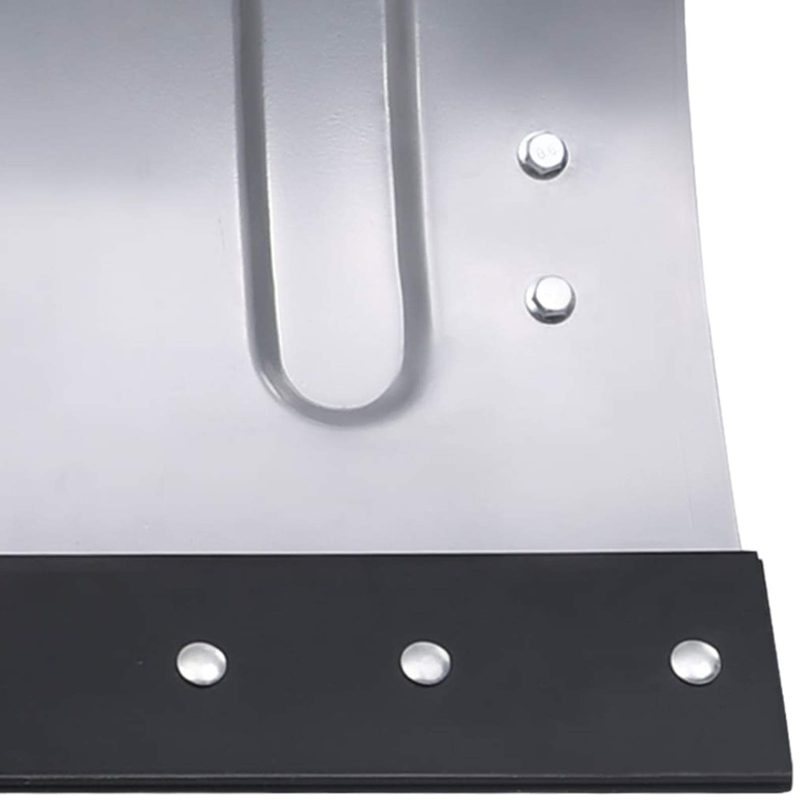 Gecheer Schneeschild für Rasentraktor Rasenmäher mit Adapter Räumschild Schneepflug Schneeschieber 3 Winkeleinstellungen 100cm