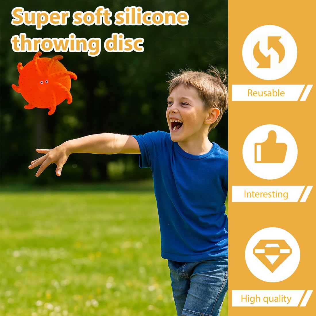 Spugna assorbente Frisbee 2 Pezzi, Giochi spiaggia bambini piscina