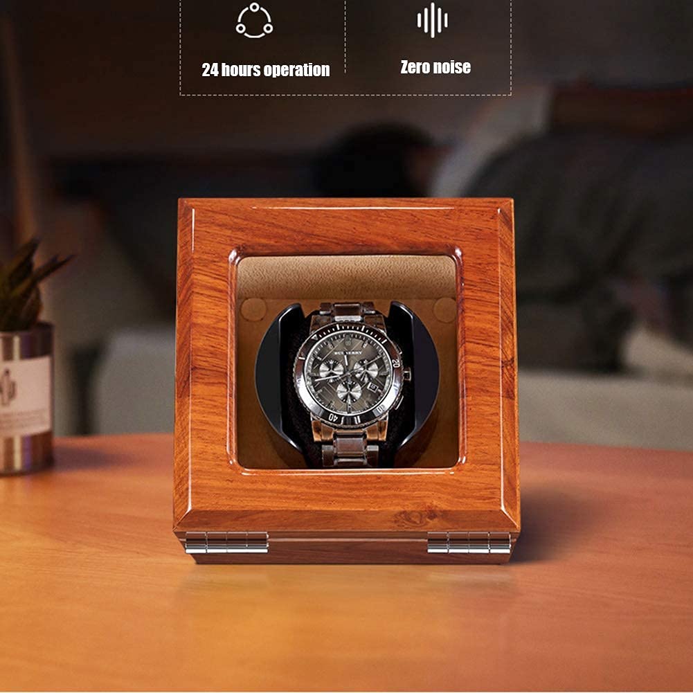 Otomatik tek saat zembereği kutu-ultra sessiz Motor, 4 mod, mavi LED, USB-C/akül