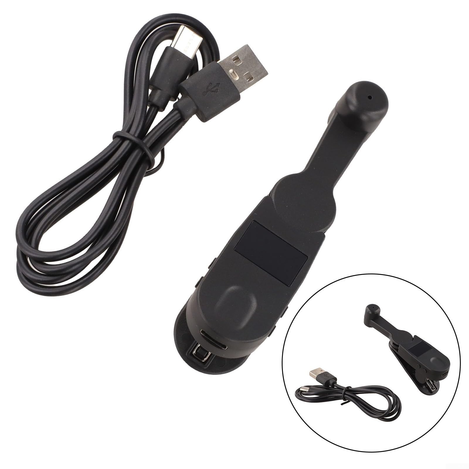 Clicker automatico ad alta velocità per cellulare e tablet, con impostazioni di cambio variabile da 1 a 198 e display digitale trasparente per operazioni di clic rapide (nero)