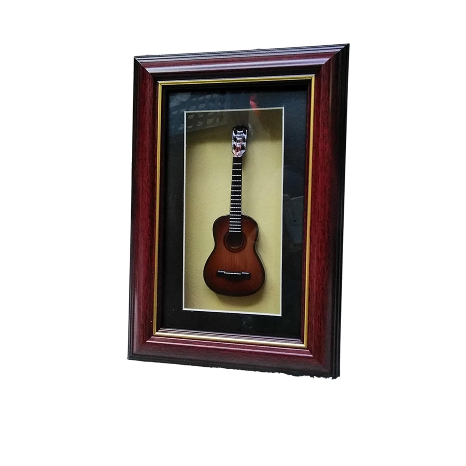 Ozdoby trąbkowe Miniaturowa ramka na zdjęcia w kształcie gitary ozdoba instrumentu muzycznego