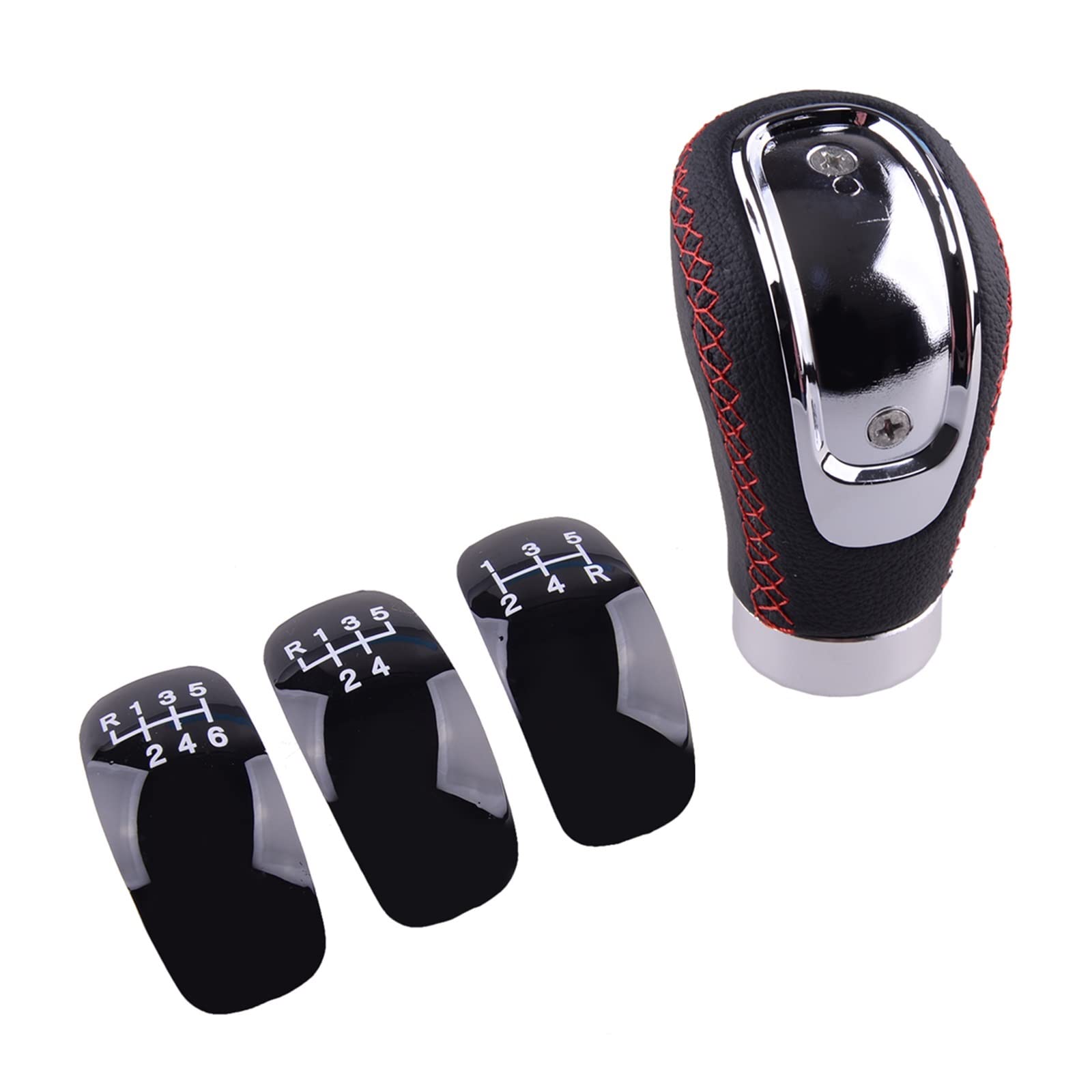 Perilla del cambio 5/6 Velocidad Manual Universal Manual Gear Shift Knob De Palanca Palanca De Palanca Accesorios Para La Cabeza De Palanca