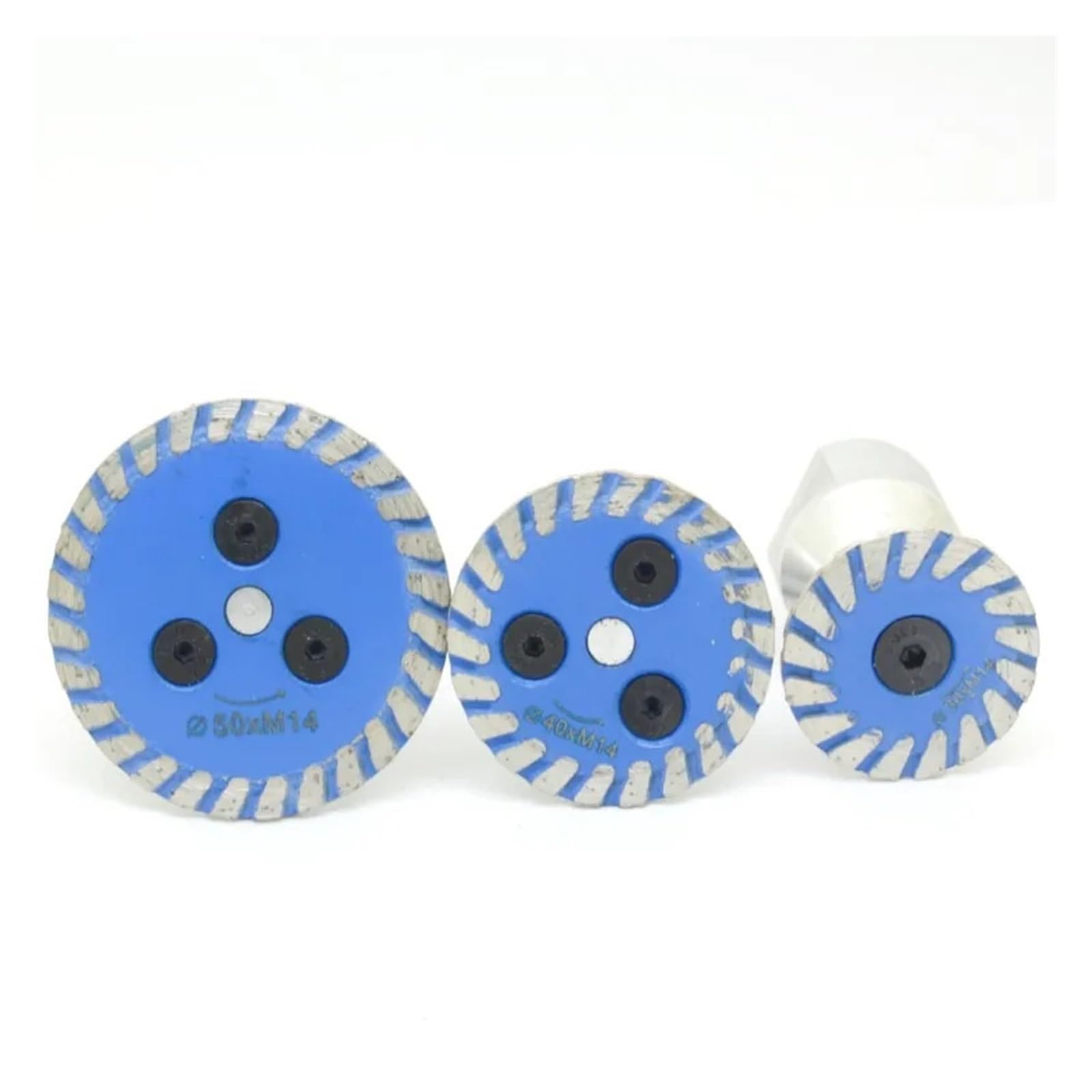 Mini sega diamantata da 75 mm Filettatura BIade M14 con disco da taglio turbo a flangia rimovibile for utensile for calcestruzzo in pietra di marmo granito