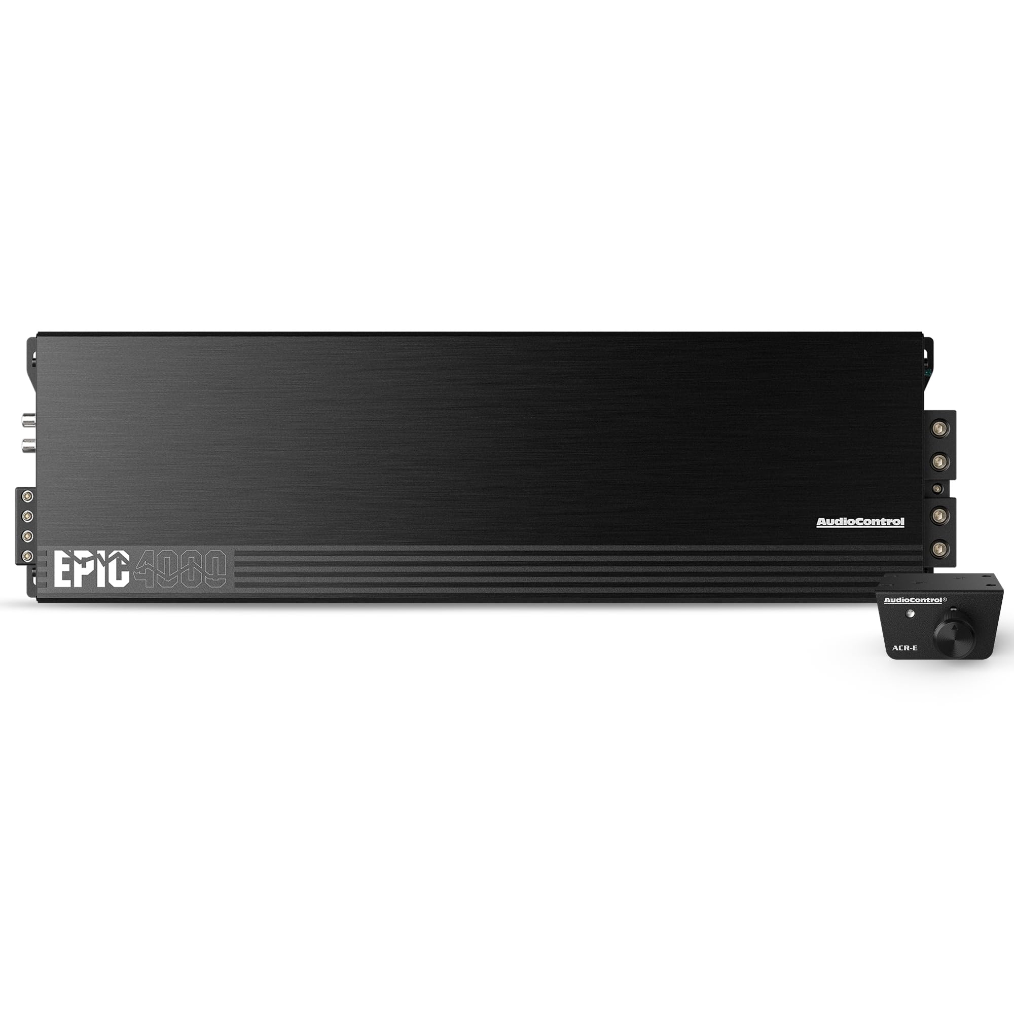 AudioControl EPIC4000 Competition-Grade Monoblock Amplifier Car Audio 4000W RMS, Class D Subwoofer Amplifier with Low Pass & Subsonic Filter, Bass Equalizer, Includes Bass Knob for Amp, Epicenter Link