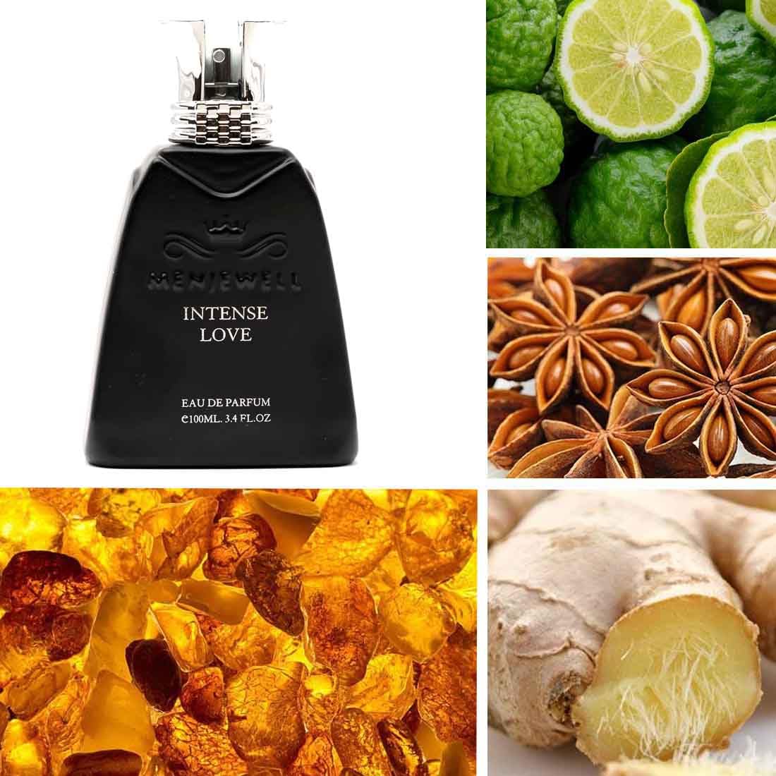 Menjewell INTENSE LOVE Perfume for Men| Premium Luxury Long Lasting Fragrance | Spray Eau de Parfum - 100 ml