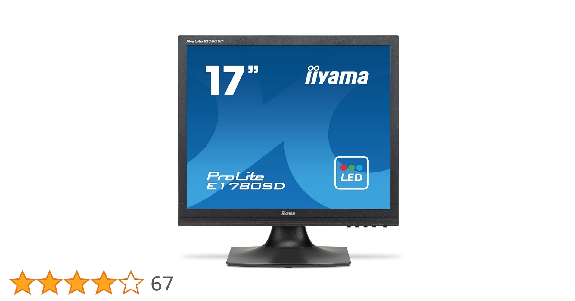 iiyama モニター ディスプレイ E1780SD-B1 (17インチ/スクエア(SXGA)/TN/D-sub,DVI-D/3年保証) Amazon.co.jp: iiyama モニター ディスプレイ E1780SD-B1 (17