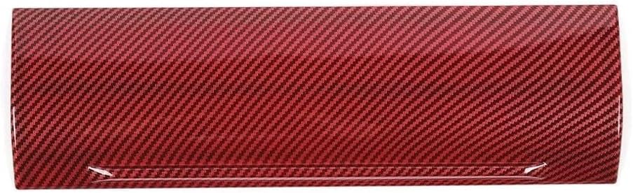 Dashboard Panel Trim Cover + Red Carbon Fiber Right Front Interior Inner for Ford for F150 2021-2022 CDPTCFFF2RCF