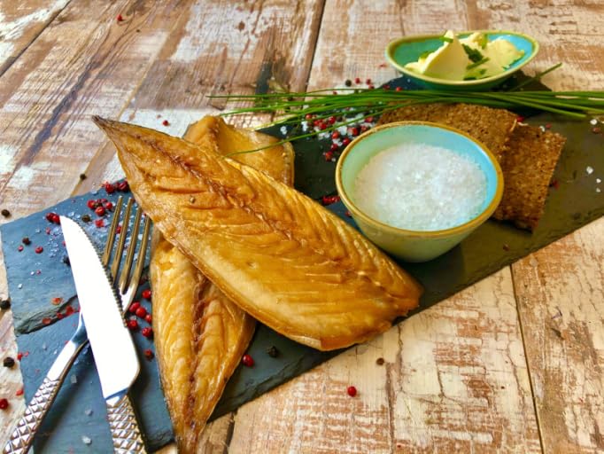 Geräuchertes Makrelenfilet Natur täglich frisch geräuchert über feinstem Buchenholz Aromaversiegelt 500g