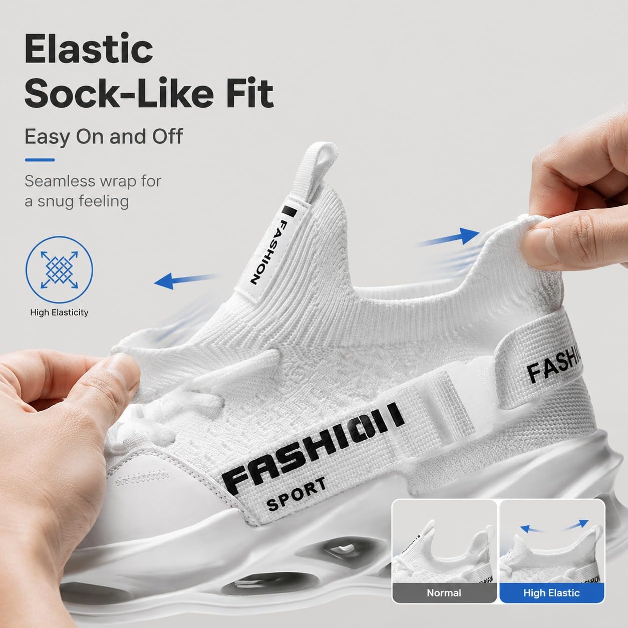 Chaussures de Sport Hommes Baskets Femmes Baskets Tennis Fitness Jogging Léger Respirant Chaussures Décontractées Mode Rue Chaussures de Course Chaussures de Course en Tricot