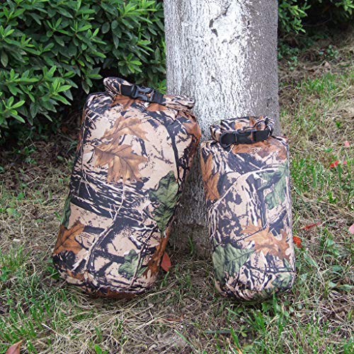 CapsA Waterproof Dry Bag Backpack Sports Compression Sack Outdoor Storage Tote for Kayaking Rafting Boating Swimming Camping Hiking Fishing (Camouflage)