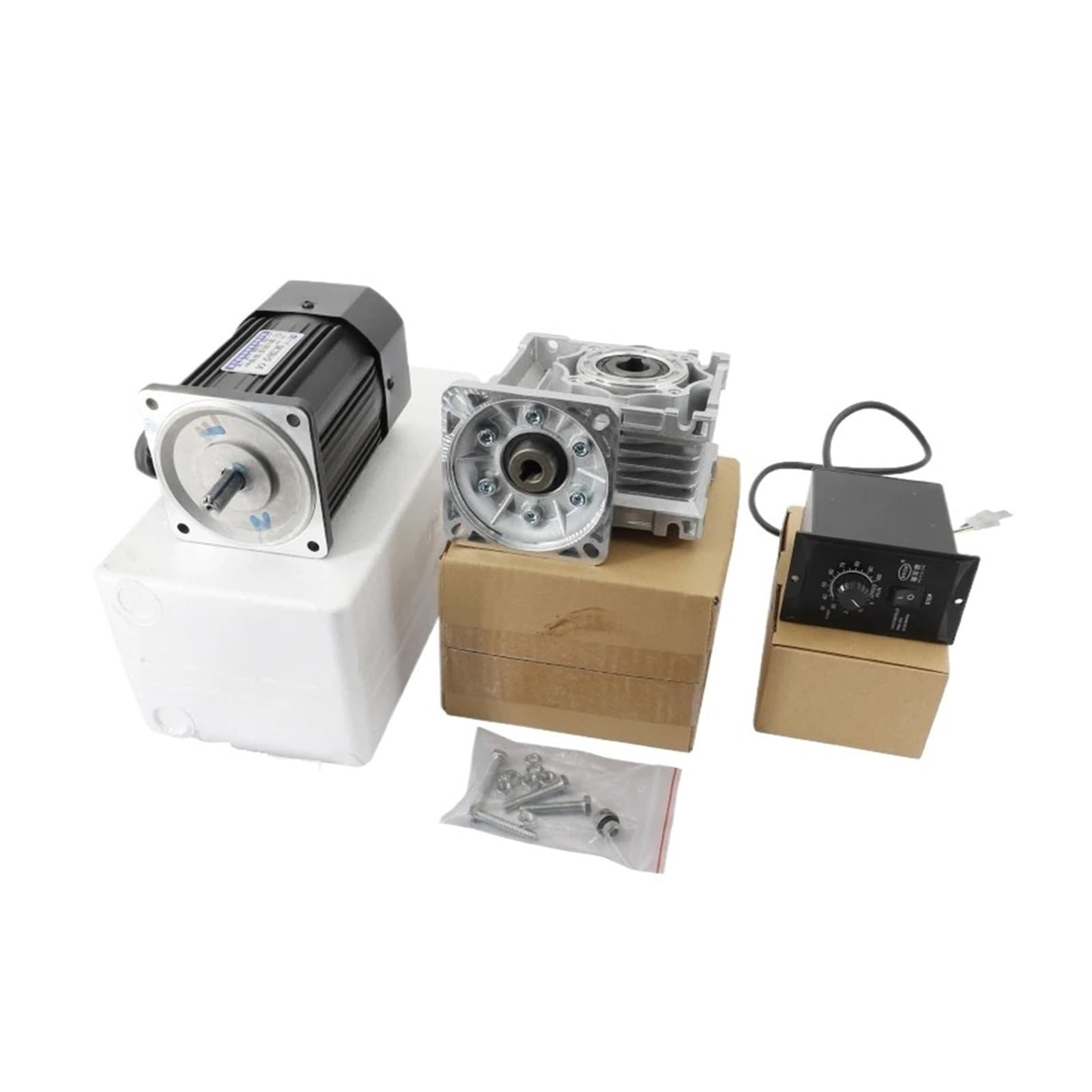 Motoréducteur CA 110V pour stopper les retours de charge avec autoblocage