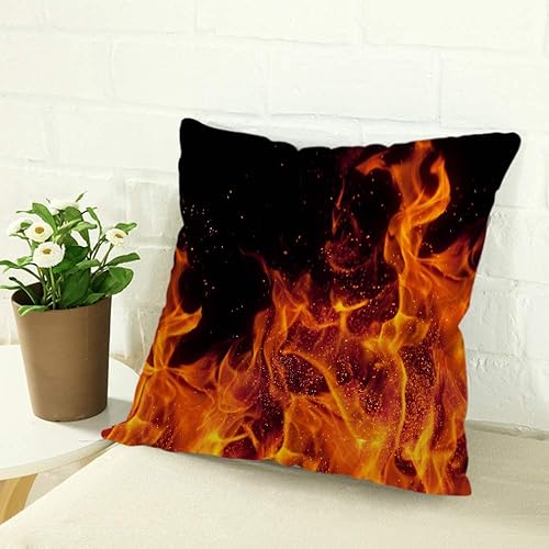 Miniatura 10 de Fundas de almohada de lino y algodón con estampado de piel de tigre animal para sofá, cama, decoración del hogar, 18 x 18 pulgadas