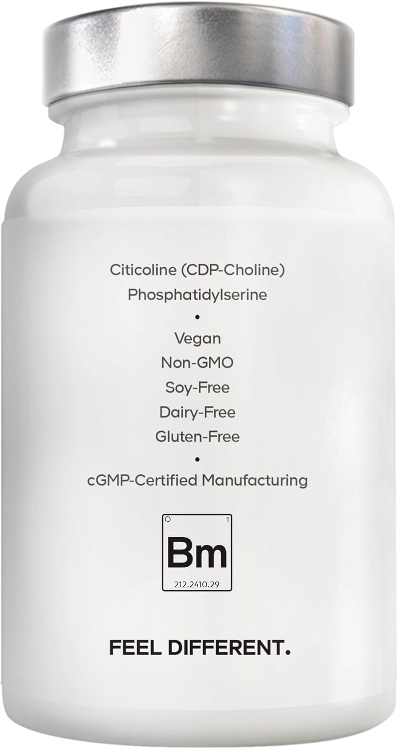 Amen Brain Memory Supplement- Bacopa, Lion’s Mane, Alpha-GPC, Citicoline, Phosphatidylserine, Rhodiola, Ginkgo, BioPerine, Huperzine A - NSF Certified Cognition & Mind Vitamins, Non-GMO - 60 Capsules - Image 9
