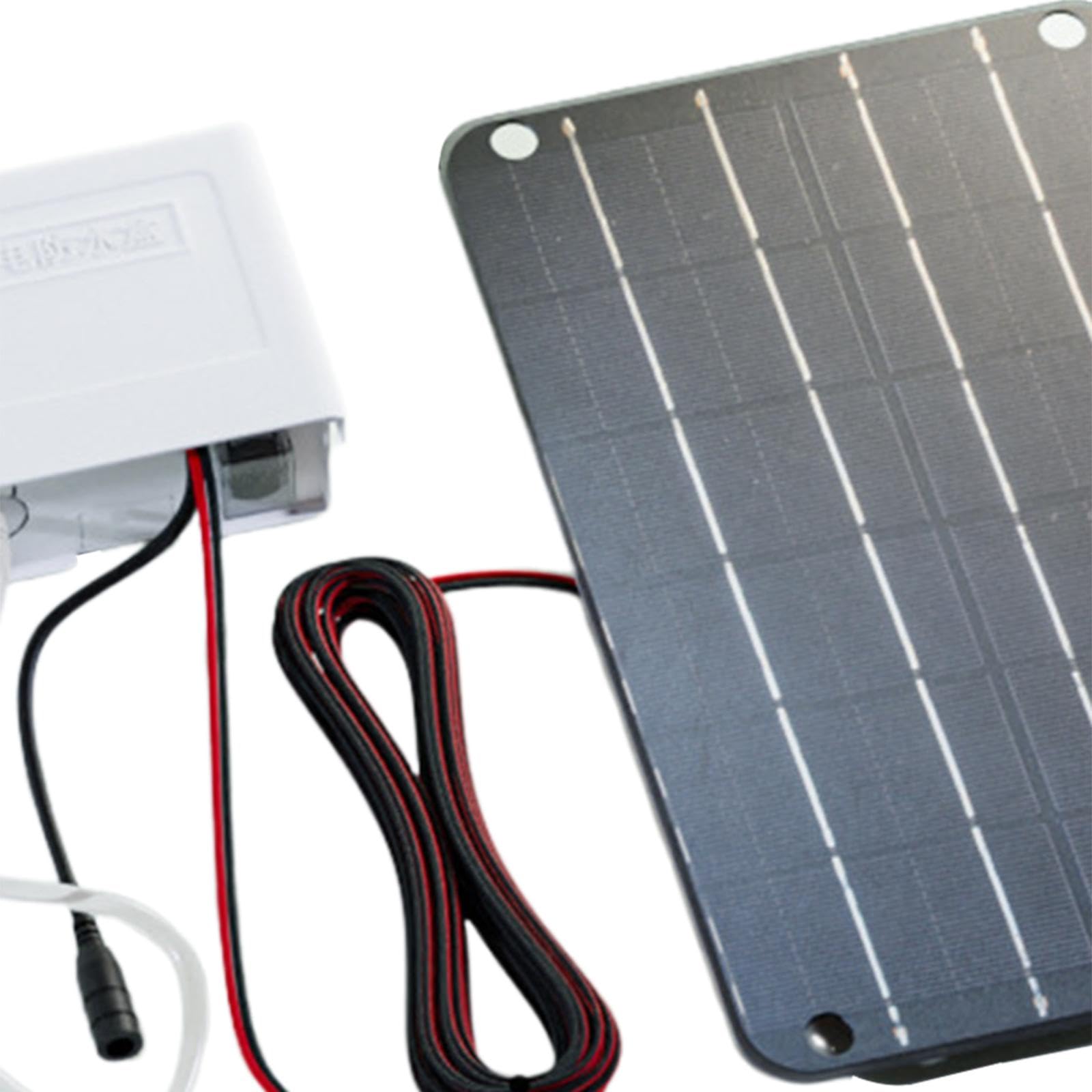 Solarbetriebene Teichpumpe, Aquarium-Luftpumpe, Oxygenator, tragbar, leise, 6 V, Solar-Luftpumpe für Außenaquarien