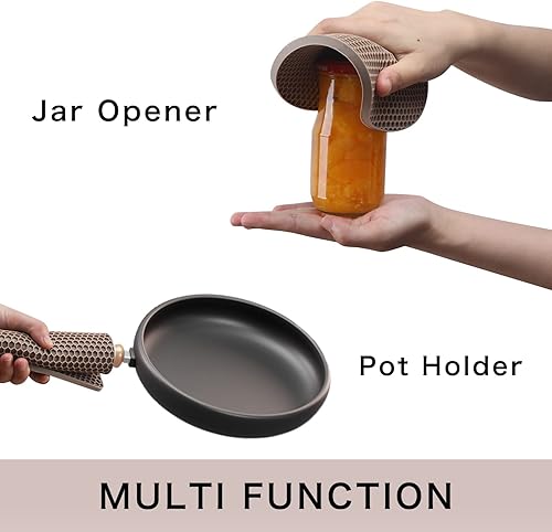 Vista 188 de Alfombrillas salvamanteles de silicona, soportes de silicona para ollas y sartenes calientes, tapetes resistentes al calor para mesas, encimeras