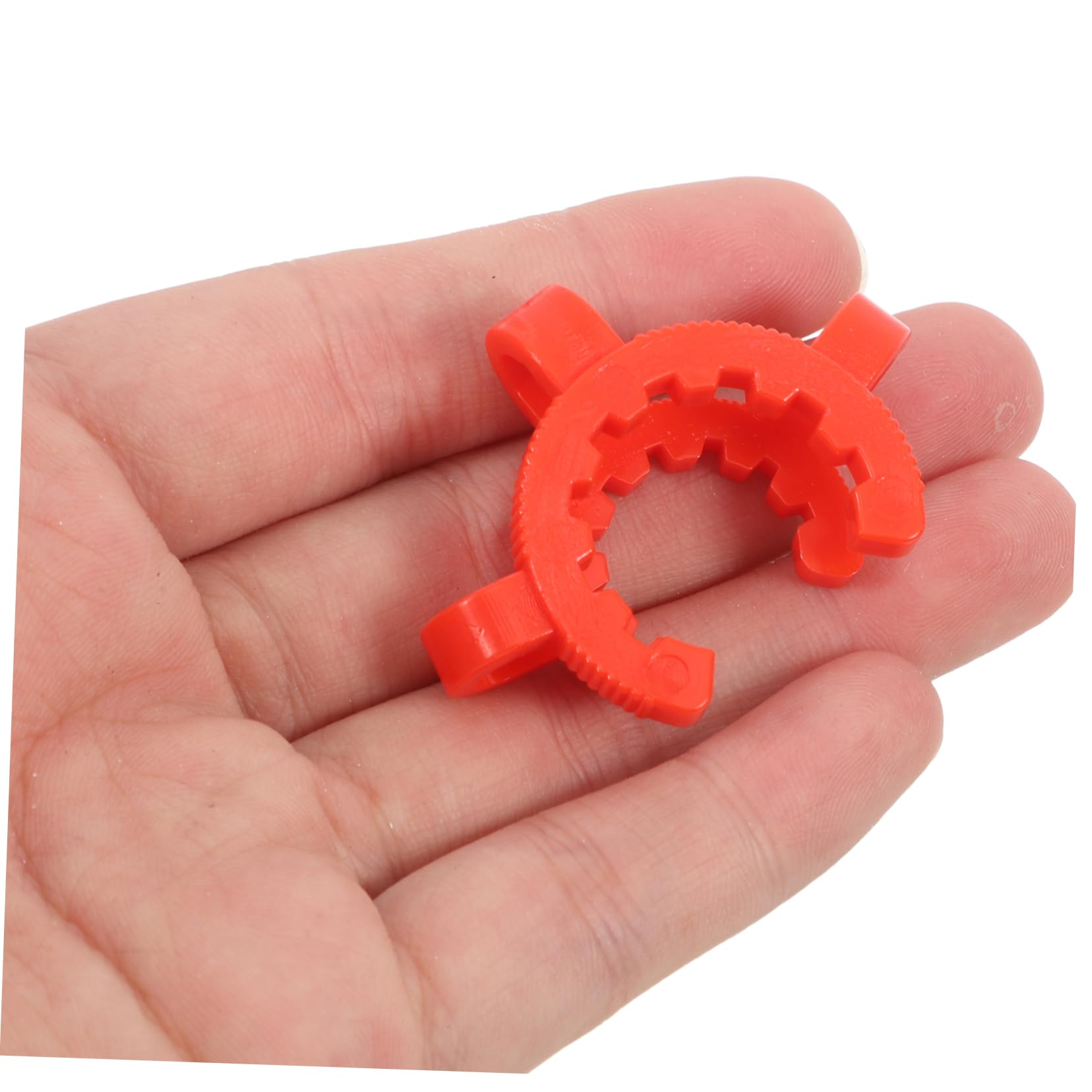 MUCKLILY 12pcs Plastic Keck Clamps for Laboratory Test Tube Clamp Nozzle Pliers Set Random