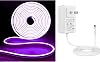 iNextStation Neon Purple Led Strip Lights with 12V 3A Adapter