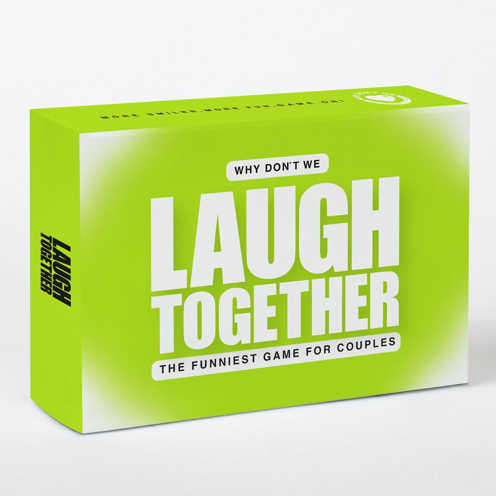 Why Don’t We Laugh Together? - Couples Games with 200 Cards: Talents, Games, Trivia, Multicolor, 4 inches
