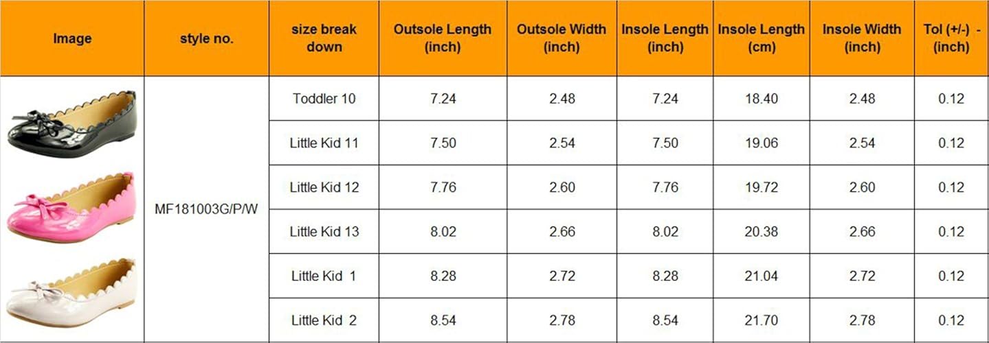 The Doll Maker Glitter Ballet Flat 11 Little Kid Glossy Purple