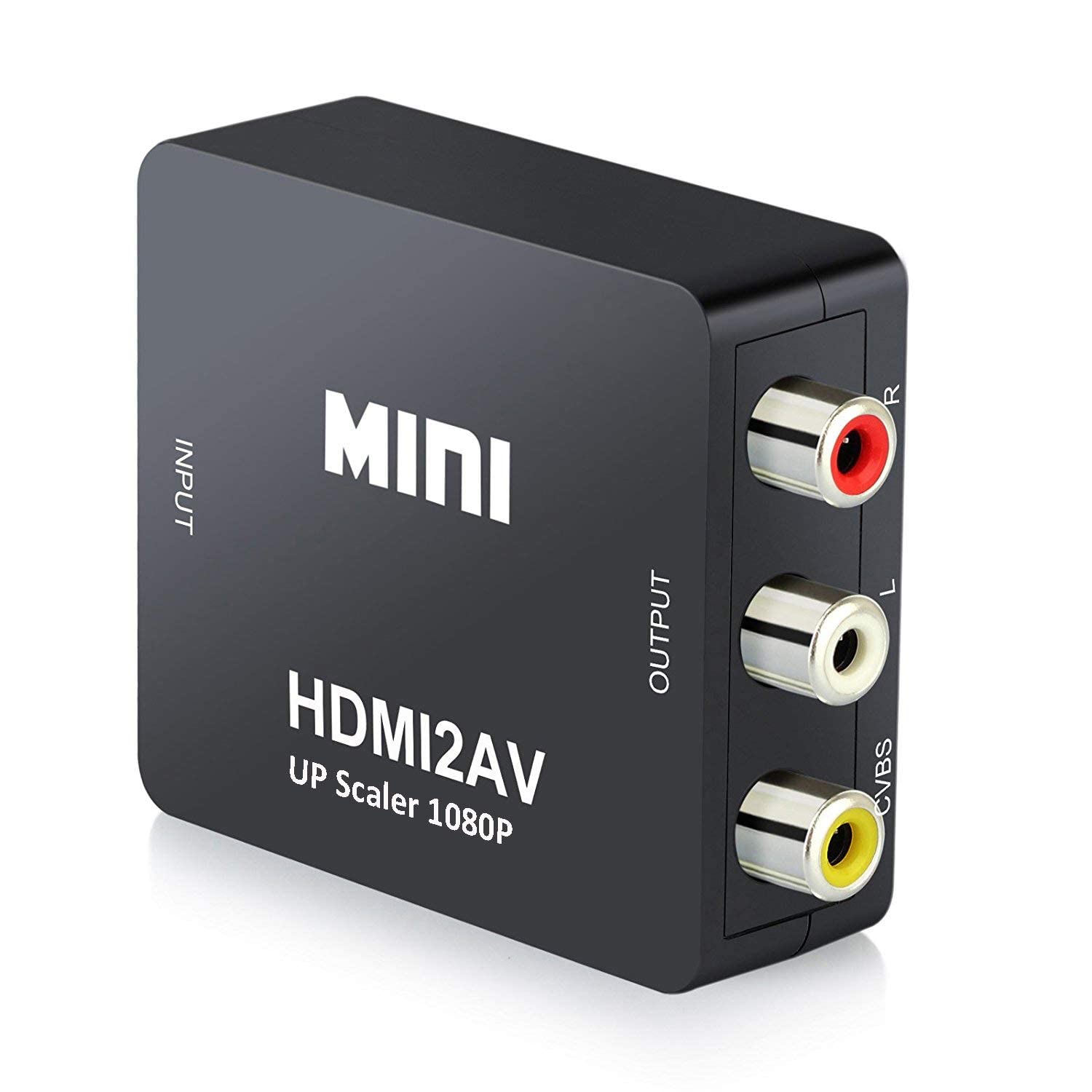 Adapter HDMI na RCA, HDMI na AV CVBS kompozytowy konwerter audio wideo do nowego PS4 Xbox Android TV Box laptopa Chromecast DVD kamera do starego monitora telewizyjnego