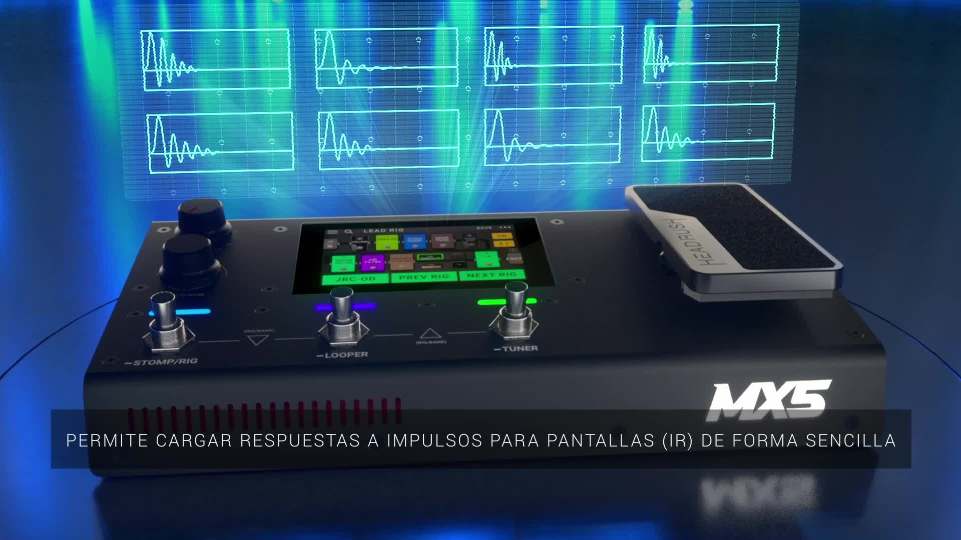 HeadRush MX5 - Procesador de modelado de amplis y efectos de