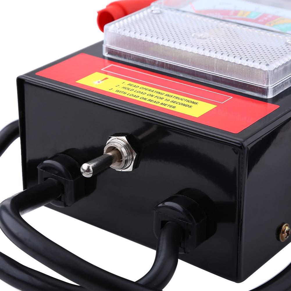 Batterietester,6V-12V 100Amp Portable Heavy Duty Car Van Auto Battery Tester Load Drop Charging System Analyzer Checker Tool für Test-Blei-Säure-Batterien