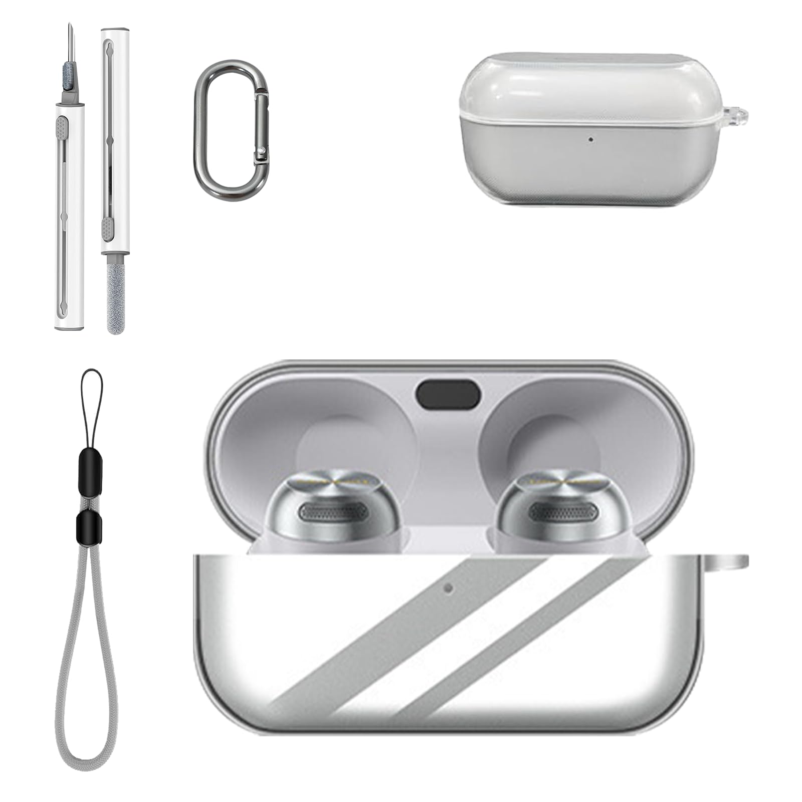 Amazon.com: for Technics EAH-AZ100 Pro Case Cover with Cleaner Kit
