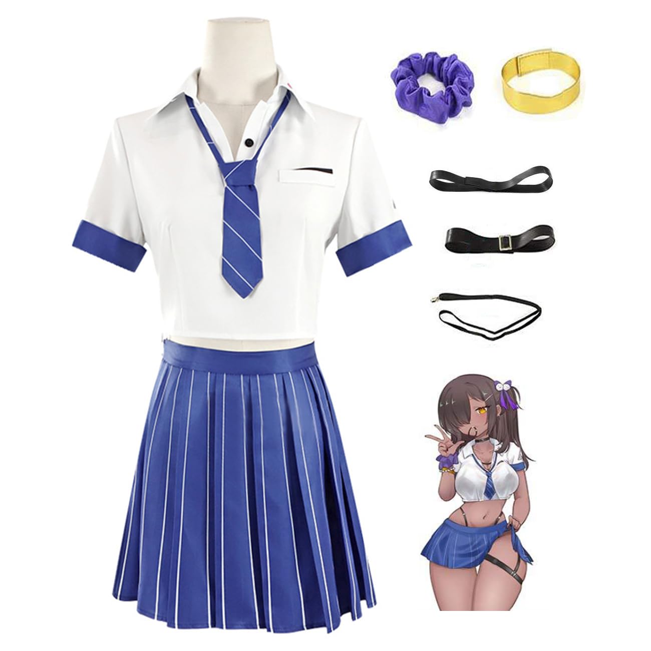 Amazon.co.jp: [HAOJEE]勝利の女神：NIKKEナーガ コスプレ衣装 ナジャ