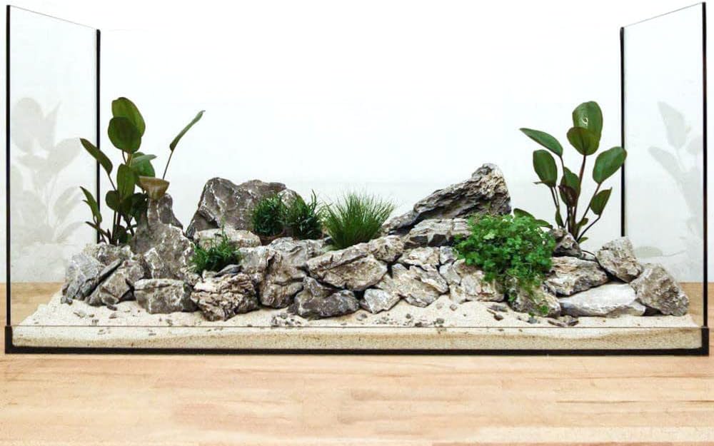 AquaOne Kit complet de décoration d'aquarium avec pierres racines