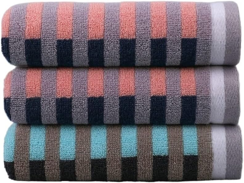 Towel Cotton wash face Home Water Absorption Winter Bath Wipe Hair, Men and Women Soft Towel(A 3PS)