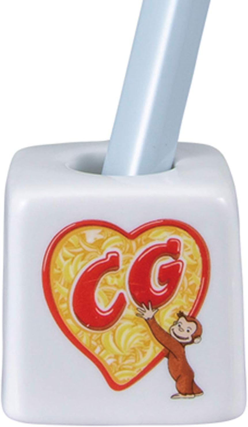 Curious George SAN3345 Toothbrush Stand, Paint