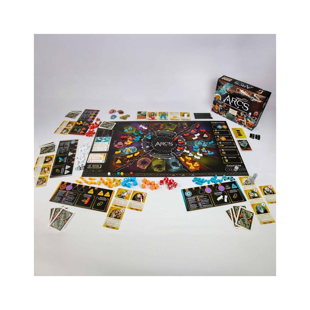 Matagot Arcs – Conquérez Les étoiles, imposez Votre volonté ! - Jeu de Société - De 2 à 4 Joueurs - 14 Ans et Plus