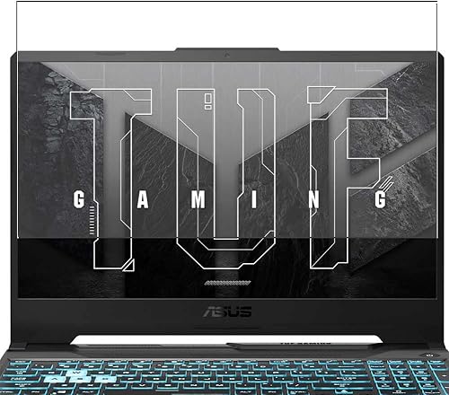 Puccy - Paquete de 3 protectores de pantalla, compatible con ASUS TUF Gaming F15 FX506 FX506HF 15.6 pulgadas Protector de película de TPU para